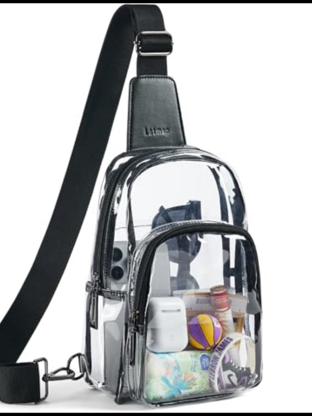 Clear Stadium Crossbody Bag Transparent Purse for Concerts Sports Events